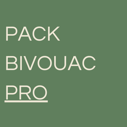 Pour les experts du bivouac - Pack Bivouac Pro